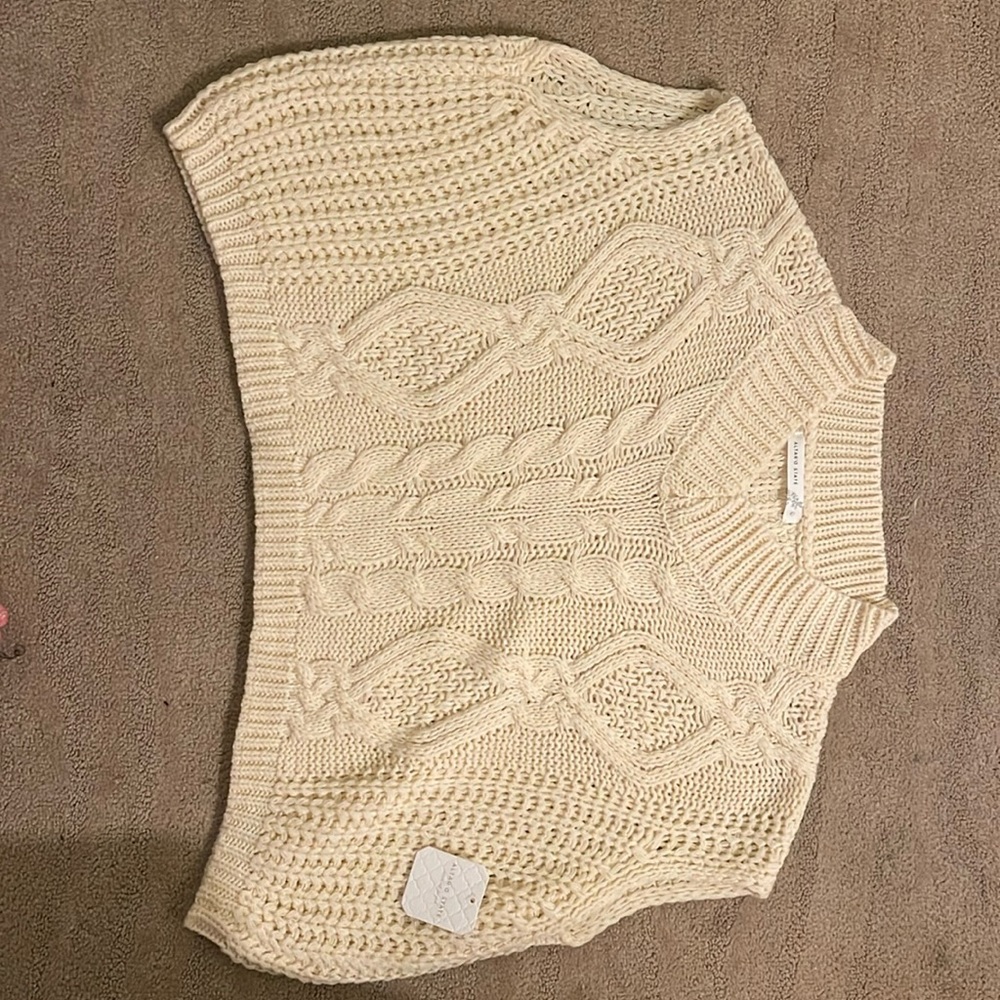 Altar’d state cream vest (large)